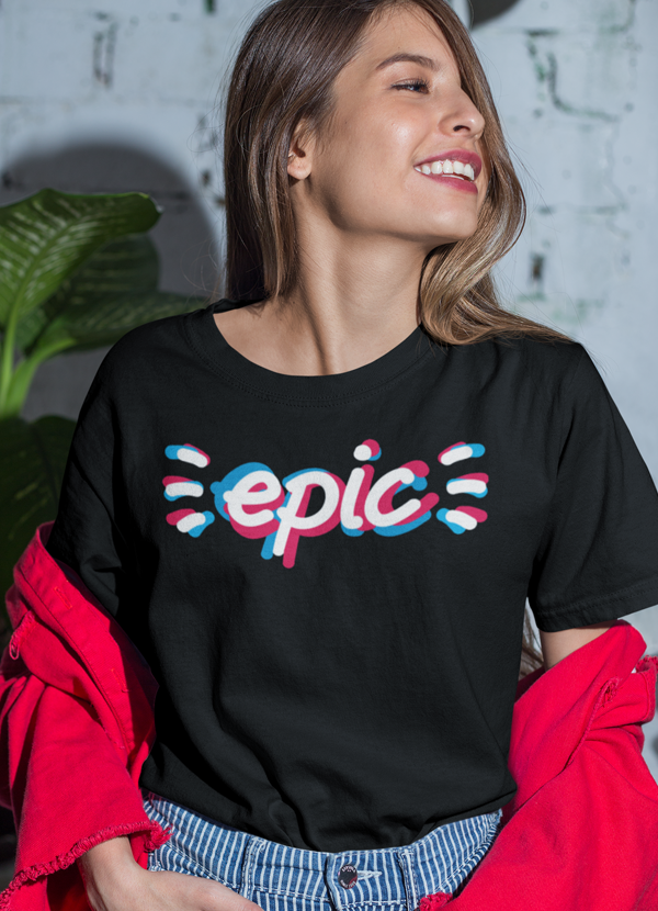 Epic Women T-shirt made from soft ringspun cotton featuring vibrant designs by top artists.