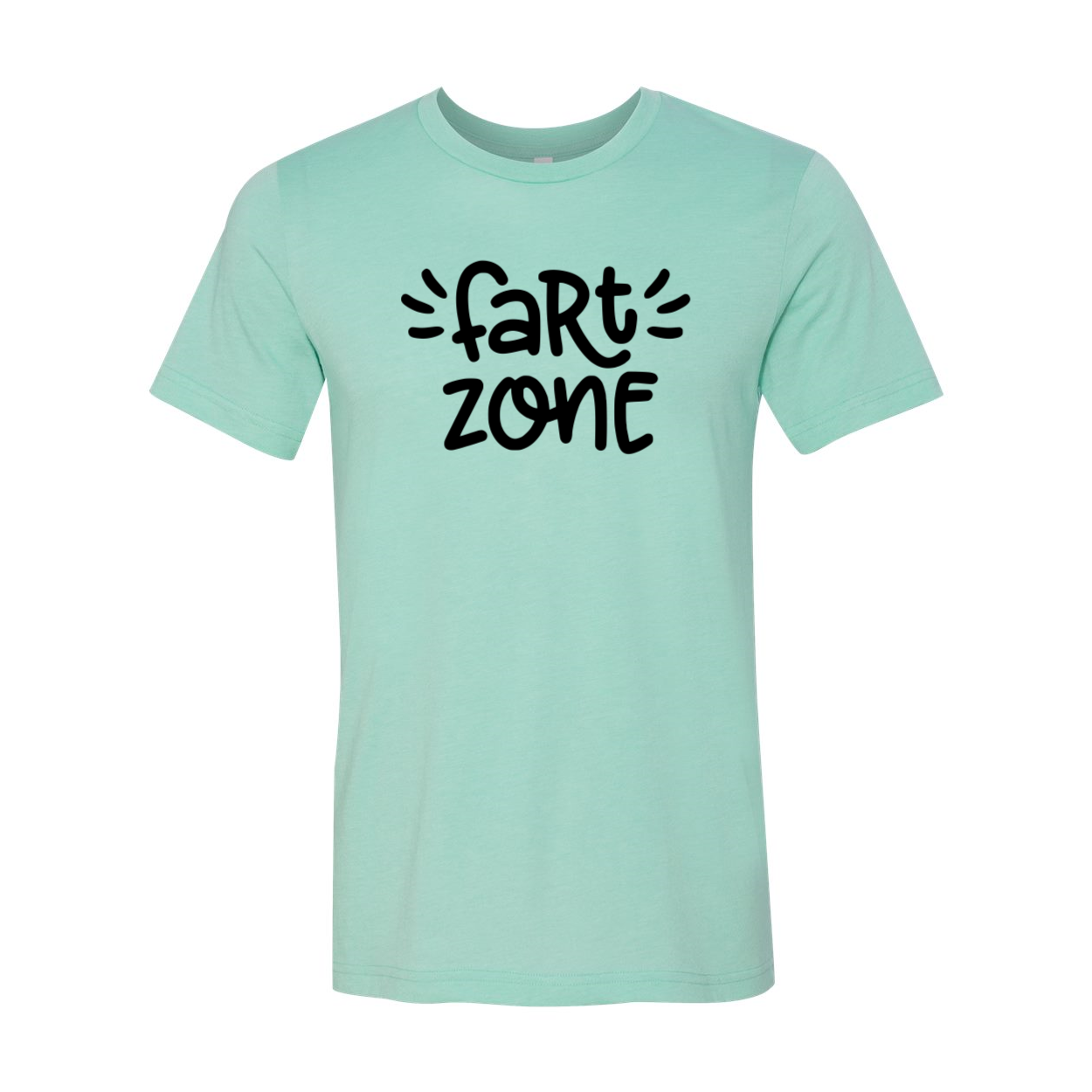 Fart Zone Shirt displayed in multiple colors, showcasing its comfortable fabric and humorous design.