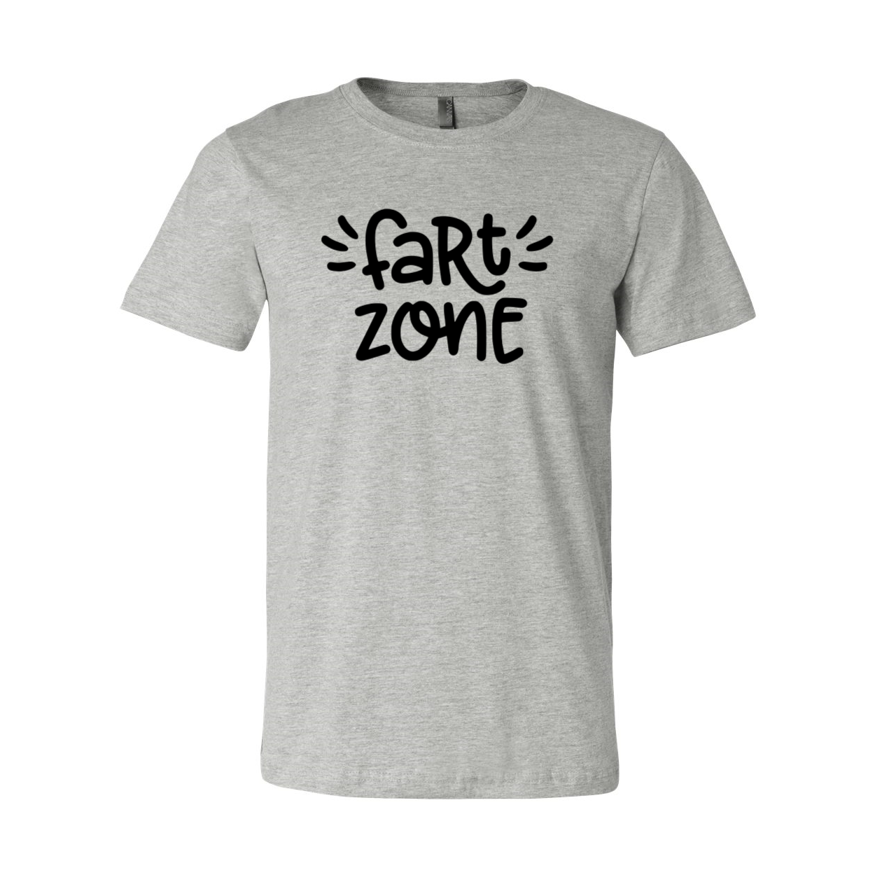 Fart Zone Shirt displayed in multiple colors, showcasing its comfortable fabric and humorous design.