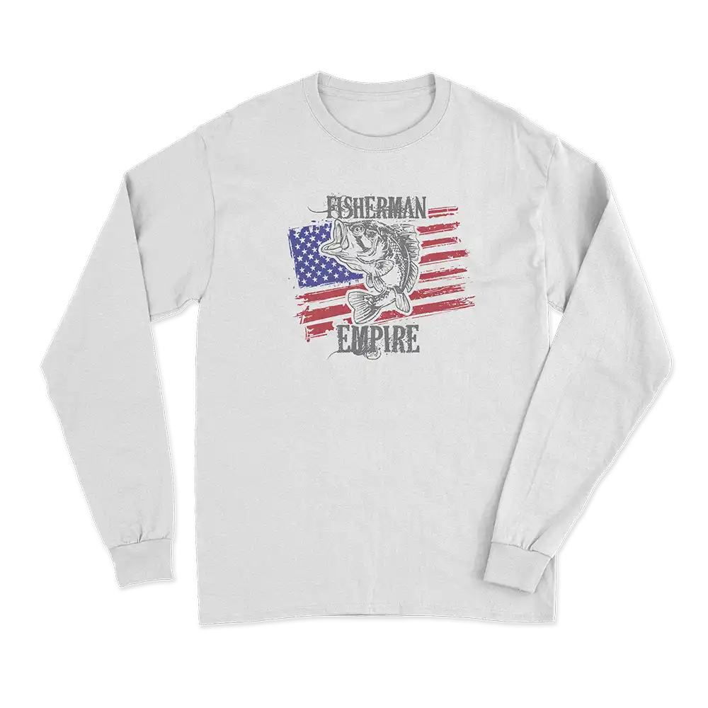 Fisherman American Empire Color Men Long Sleeve Shirt showcasing vibrant colors and stylish design, perfect for casual and formal wear.