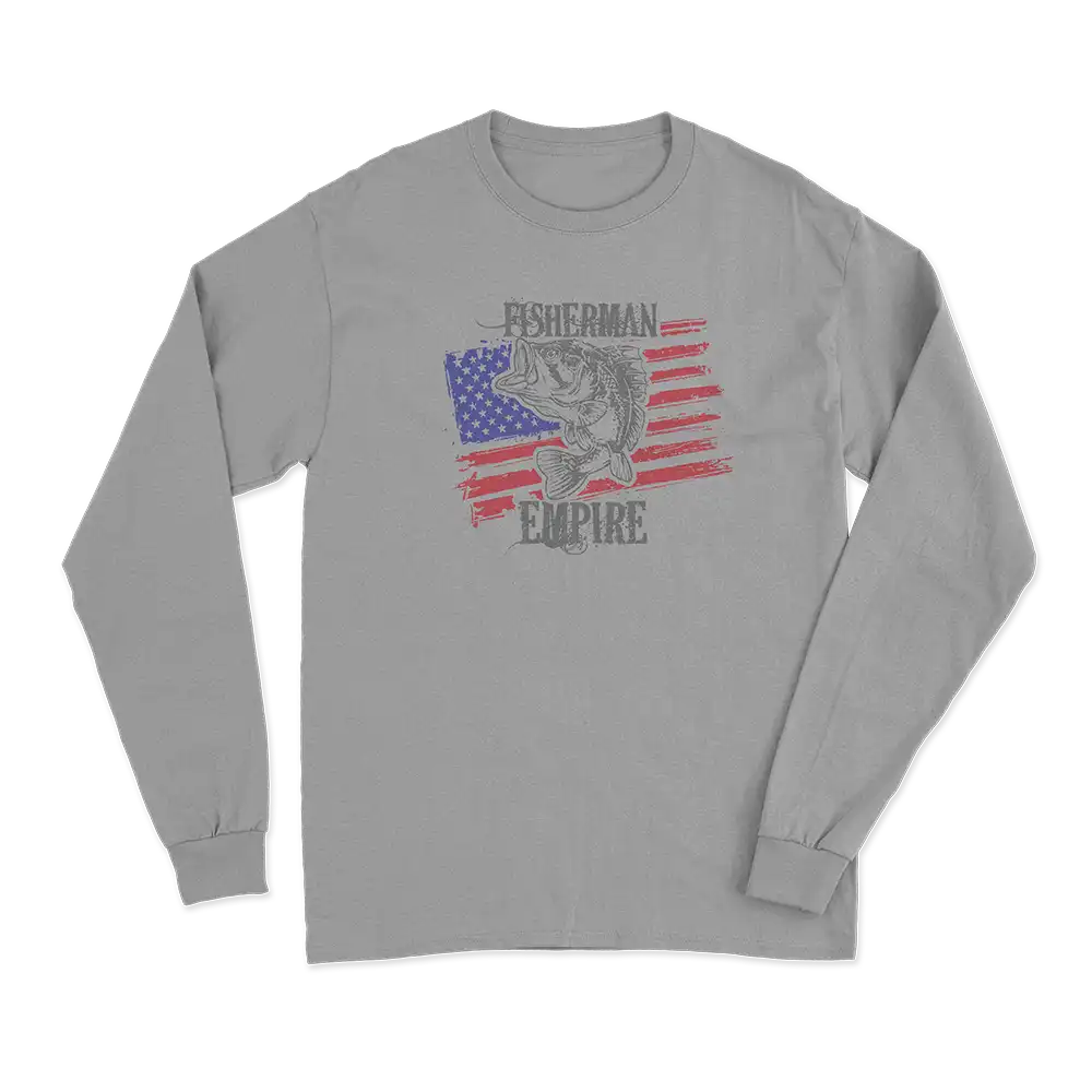 Fisherman American Empire Color Men Long Sleeve Shirt showcasing vibrant colors and stylish design, perfect for casual and formal wear.