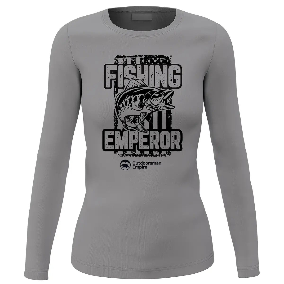 Fishing Emperor v4 Women Long Sleeve Shirt in a stylish design, showcasing its midweight fabric and semi-fitted silhouette.