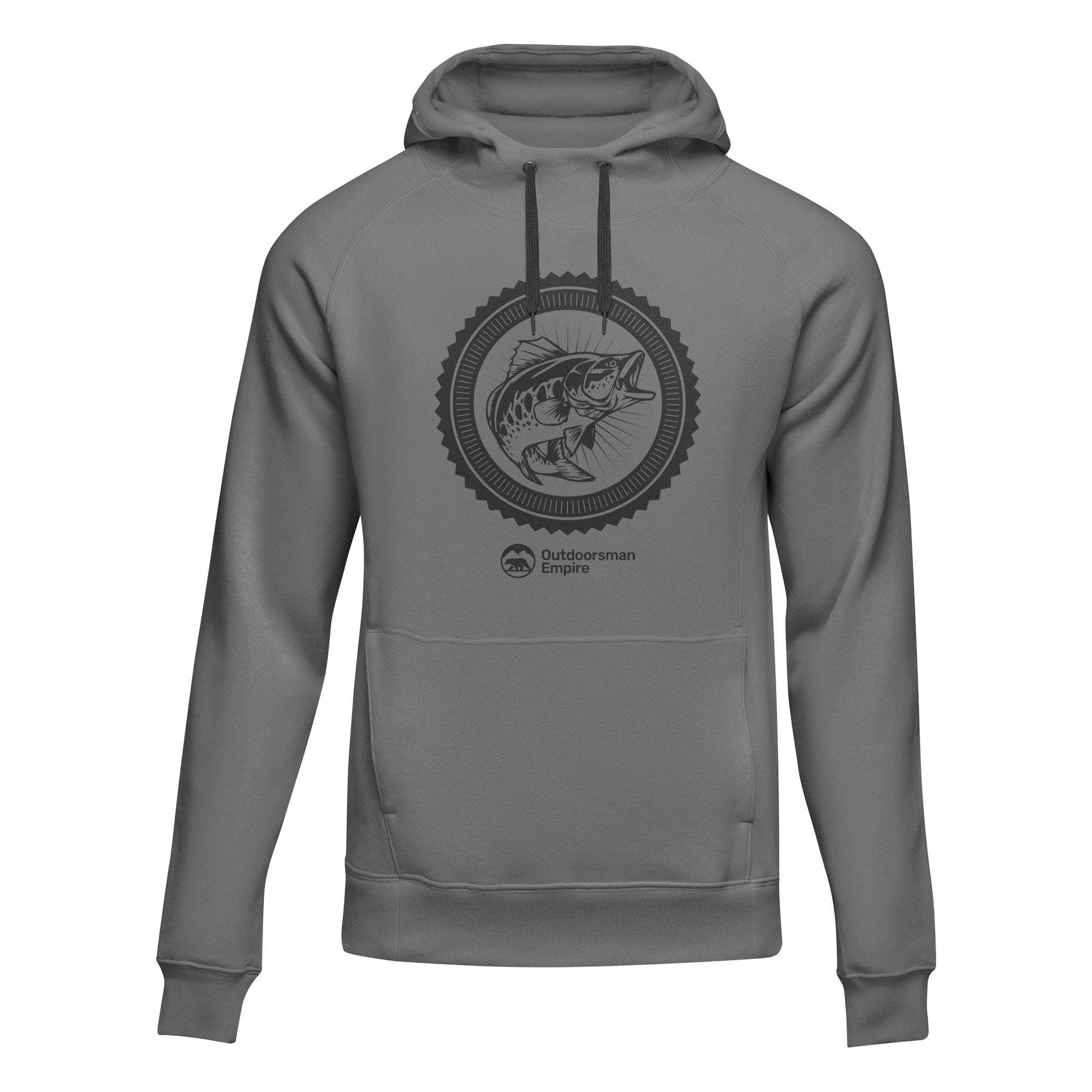 Fishing Vintage Adult Fleece Hooded Sweatshirt in a cozy setting, showcasing its stylish design and comfortable fit.