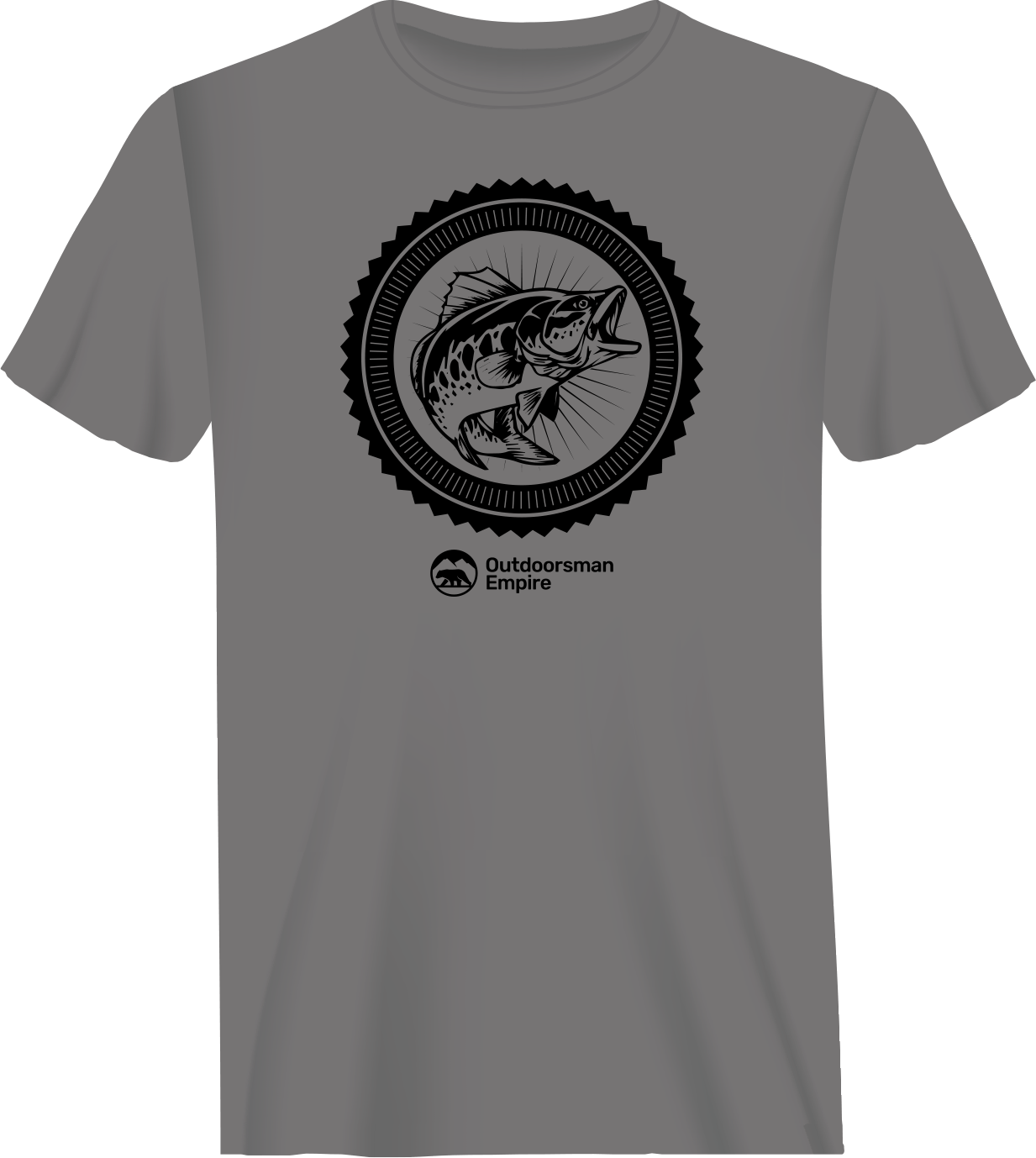 Fishing Vintage Man T-Shirt featuring a stylish design, made from soft ringspun cotton, perfect for fishing enthusiasts.