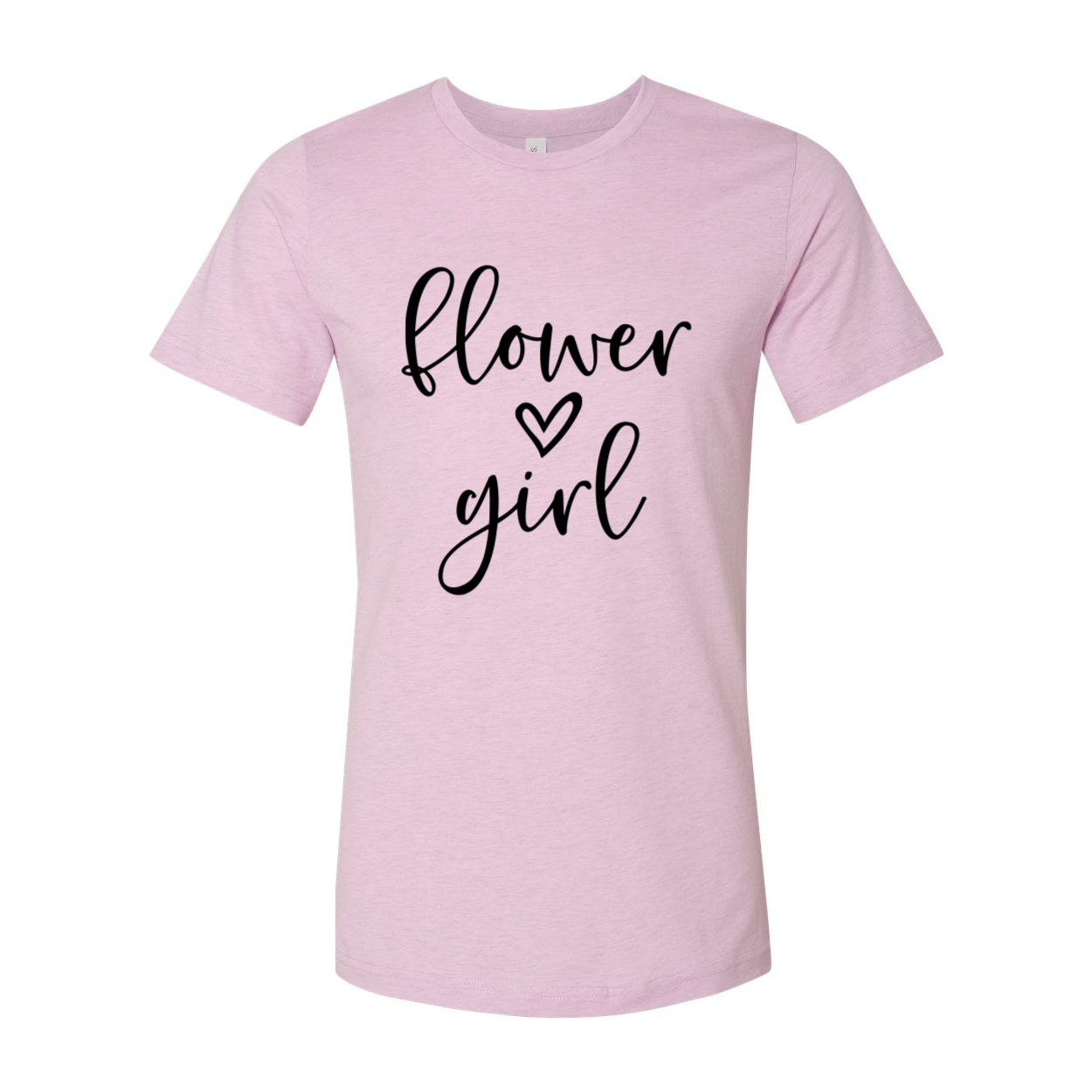 A stylish unisex Flower Girl Shirt made from soft ring spun cotton, available in multiple colors and sizes.