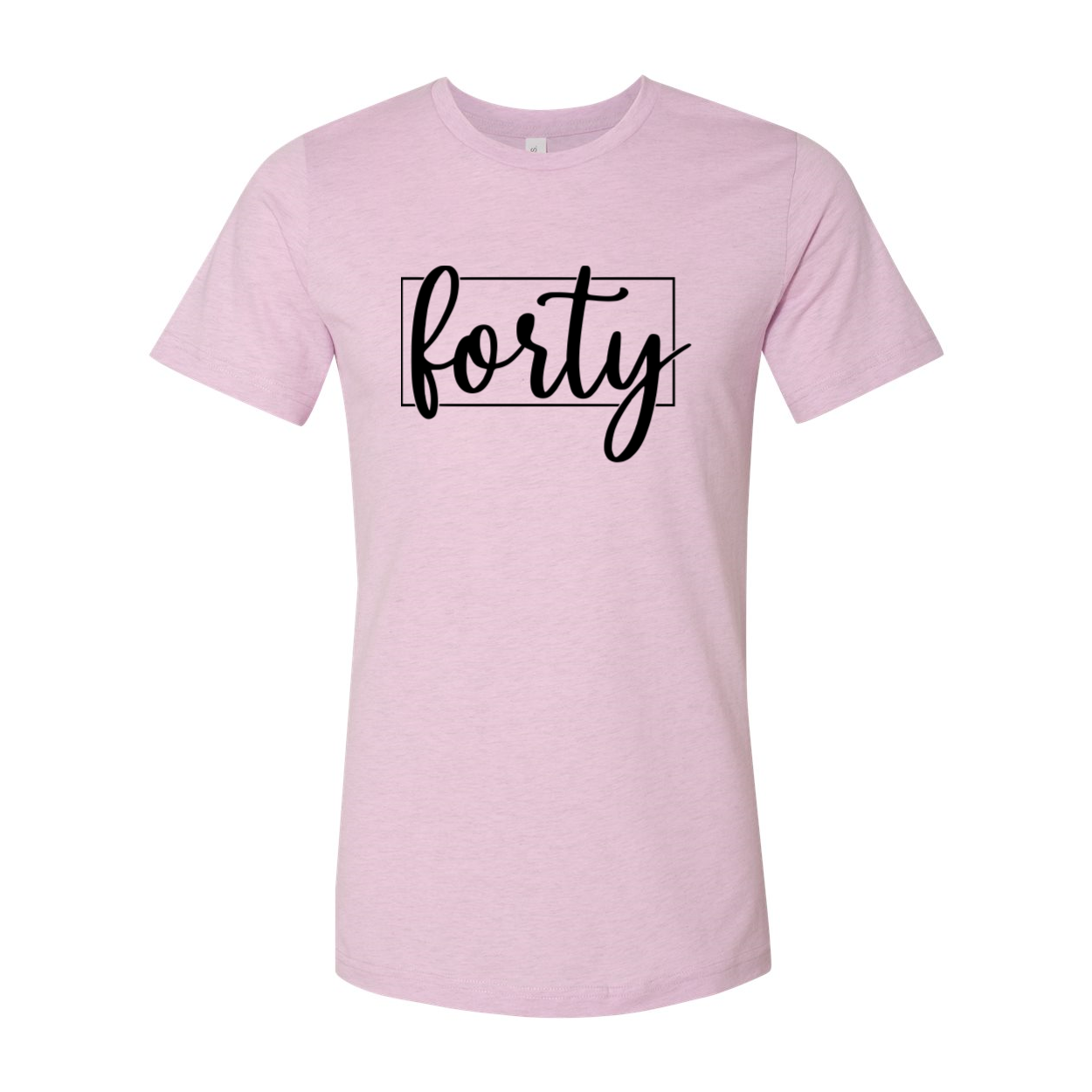 A stylish unisex Forty Shirt made from soft ring spun cotton, available in multiple colors and sizes.