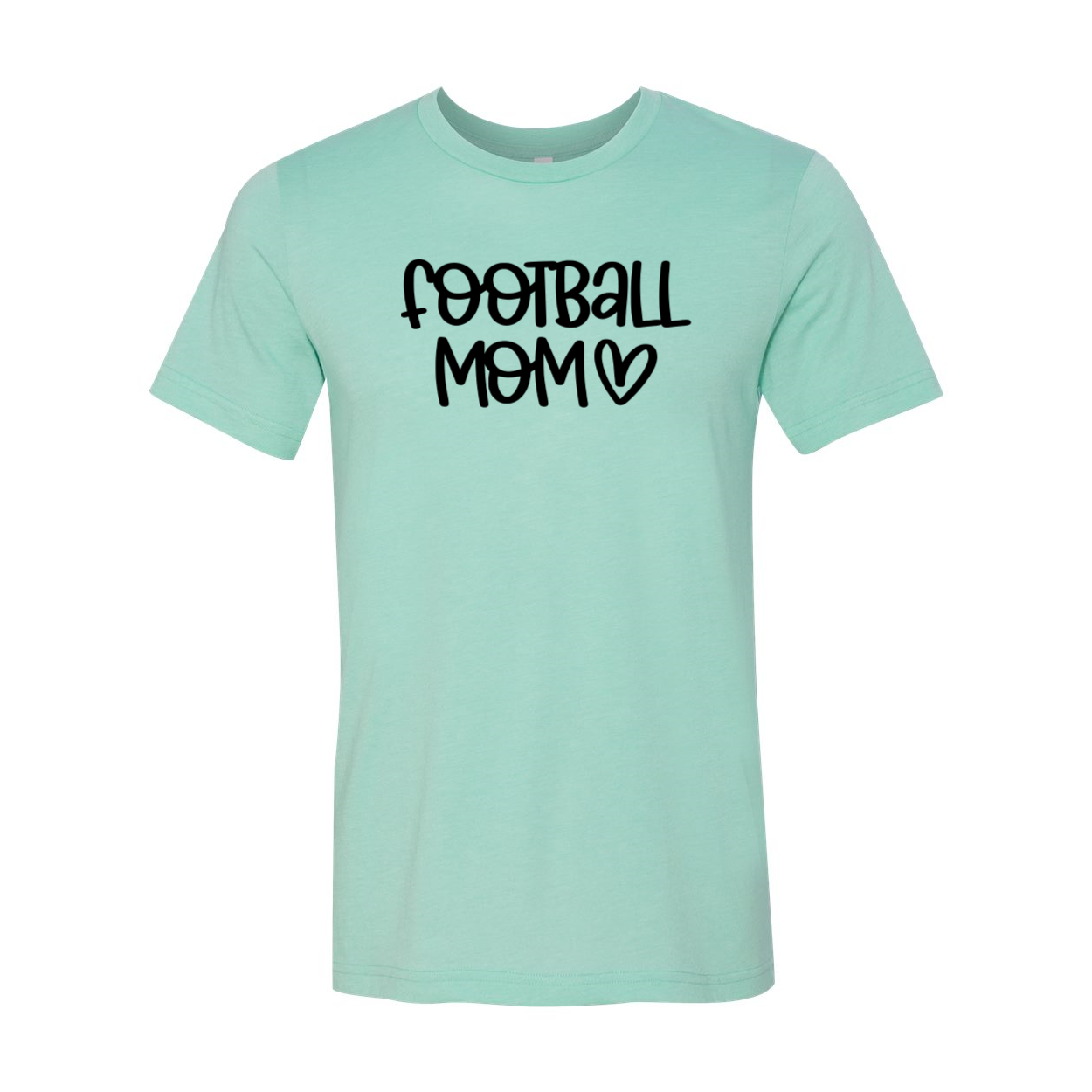 A stylish unisex Football Mom Shirt in various colors, showcasing its soft fabric and modern fit.