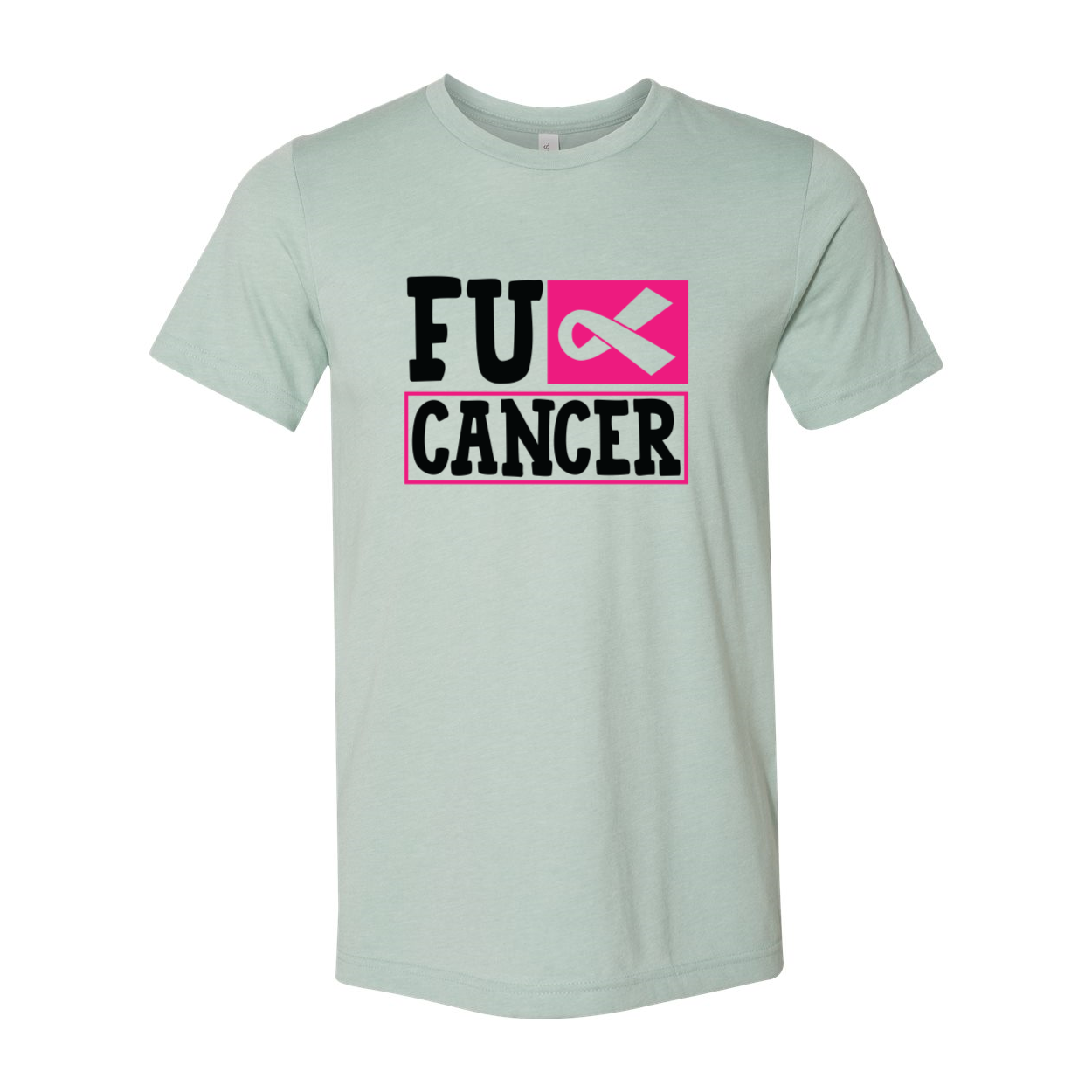 A unisex Fuck Cancer Shirt made from soft ring spun cotton, featuring a bold print and available in multiple colors.