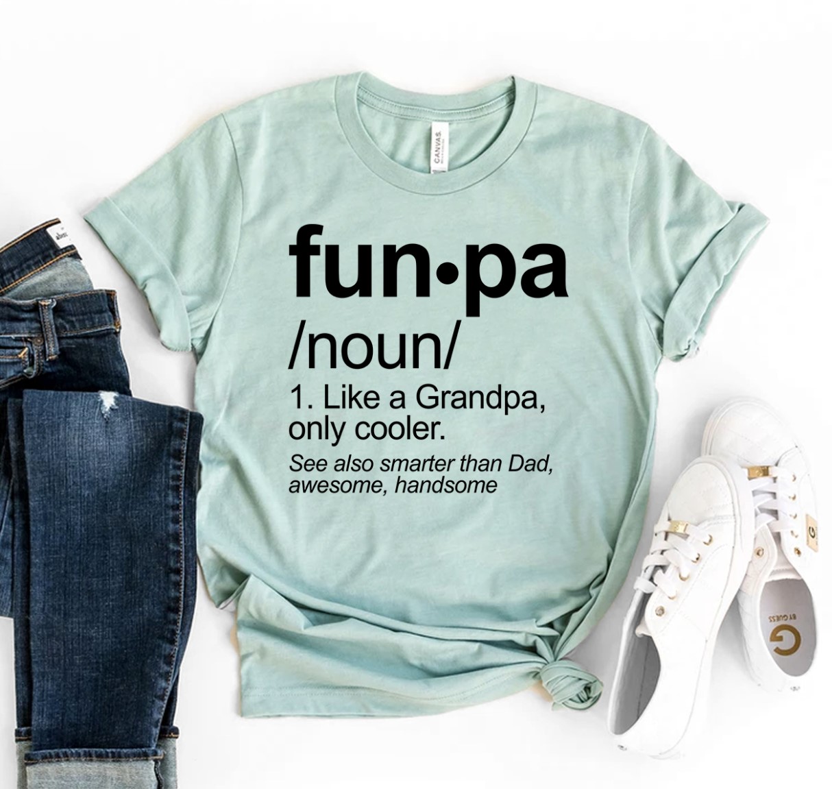 Funpa T-shirt made of premium ring spun cotton, featuring a soft feel and high-quality flex print design.