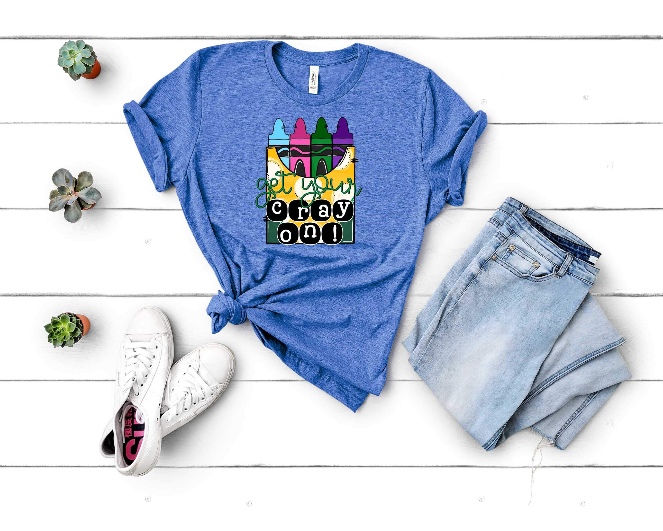 Get your cray on! Graphic Tee featuring a vibrant design on a soft unisex t-shirt.