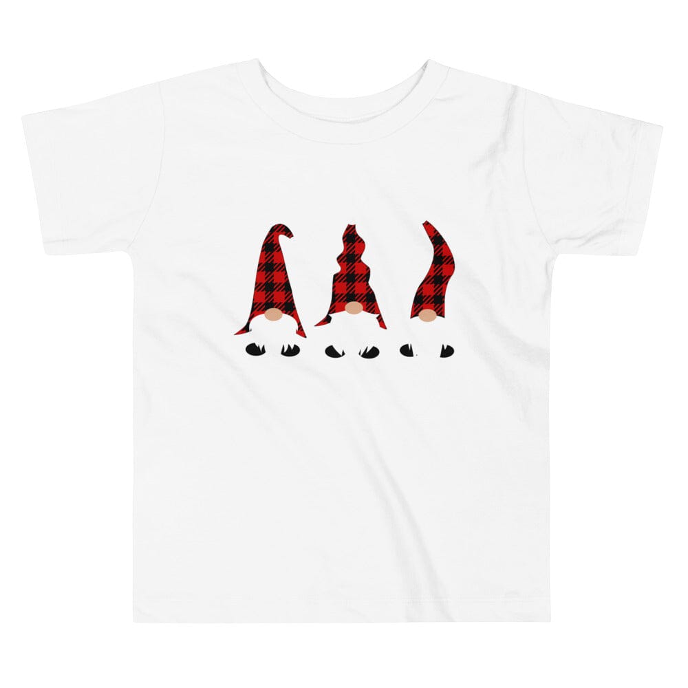 Gnome Christmas Tee featuring a festive gnome design, perfect for holiday celebrations.