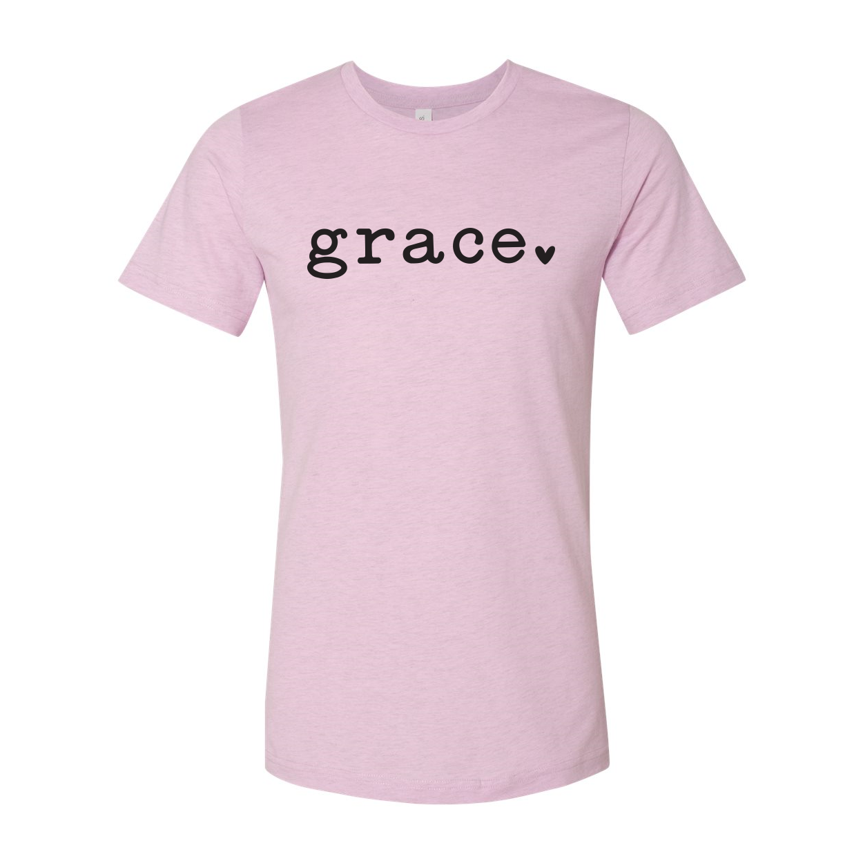 Grace T-shirt in various colors, showcasing its unisex design and soft fabric.