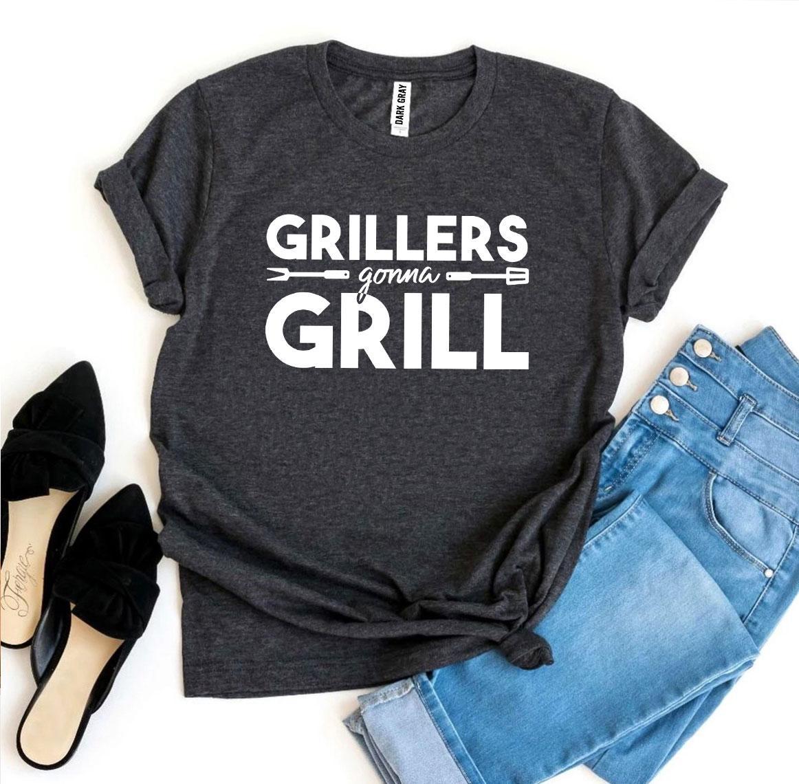 Grillers Gonna Grill T-shirt made of premium ring spun cotton with a stylish flex print design.