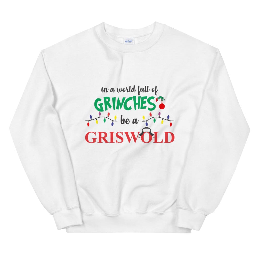 Grinch Griswold Sweatshirt featuring a cozy design, perfect for casual wear, made from soft cotton-polyester blend.