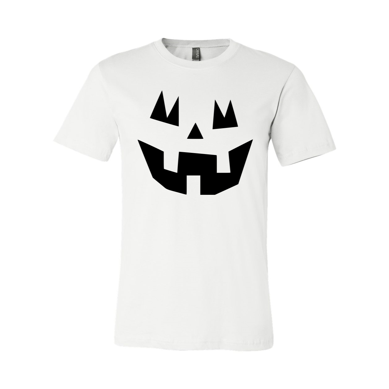 A classic unisex Halloween T-shirt made from soft Bella Canvas fabric, showcasing its comfortable fit and available sizes.