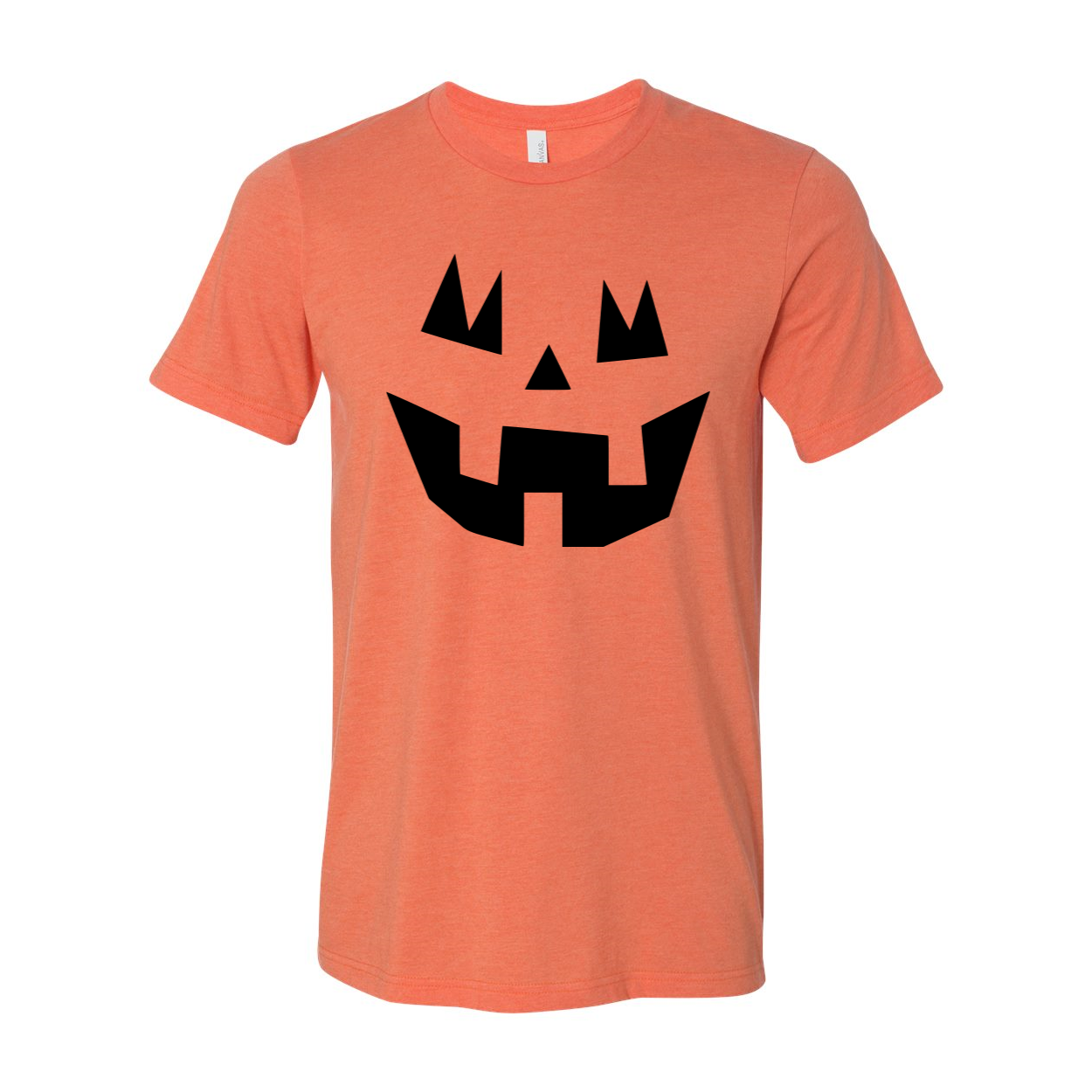 A classic unisex Halloween T-shirt made from soft Bella Canvas fabric, showcasing its comfortable fit and available sizes.