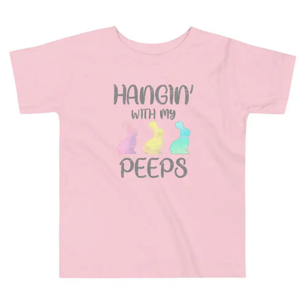 A stylish Hangin With My Peeps Tee displayed on a mannequin, showcasing its comfortable fit and vibrant color.