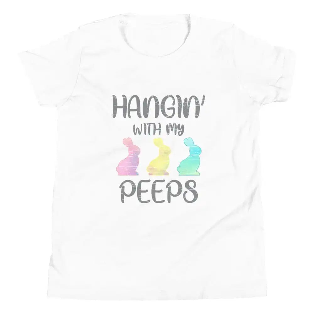 A stylish Hangin With My Peeps Tee displayed on a mannequin, showcasing its comfortable fit and vibrant color.