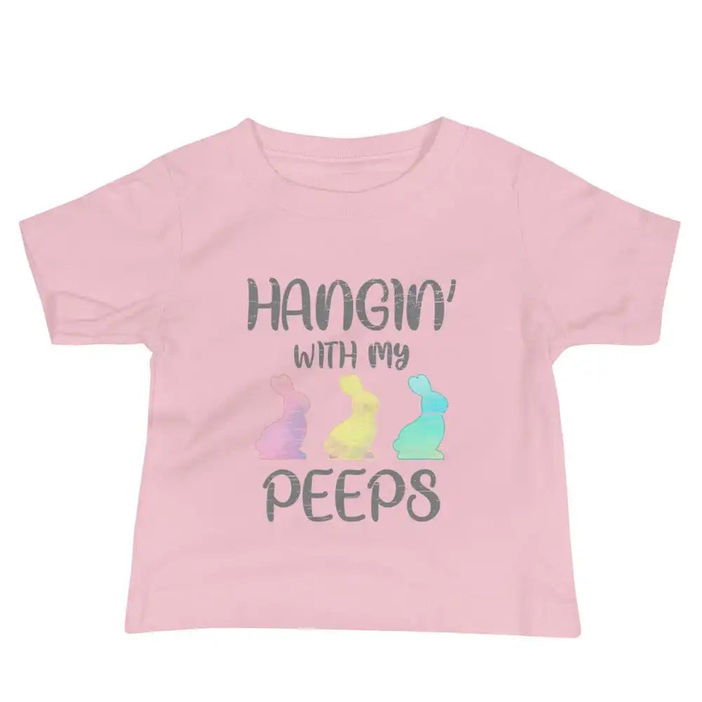 A stylish Hangin With My Peeps Tee displayed on a mannequin, showcasing its comfortable fit and vibrant color.