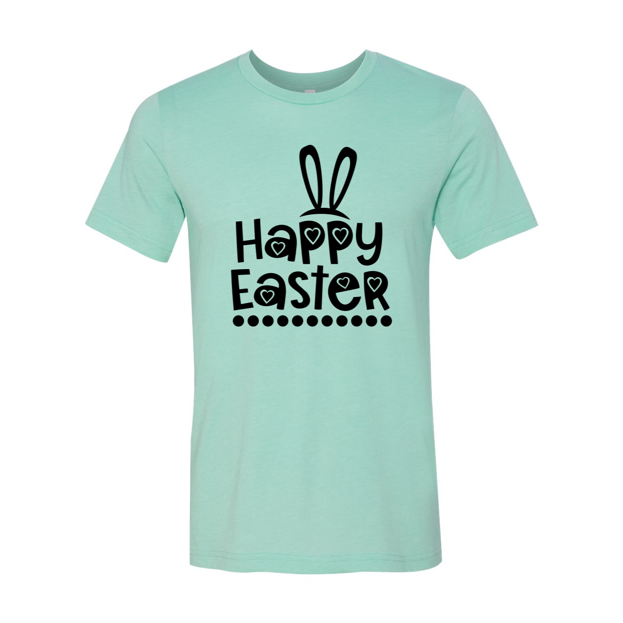 Happy Easter Shirt in various colors, showcasing its soft fabric and stylish design, perfect for Easter celebrations.