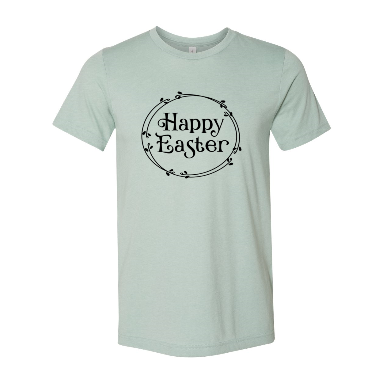 Happy Easter Unisex T-shirt in various colors, showcasing its comfortable fabric and stylish design.