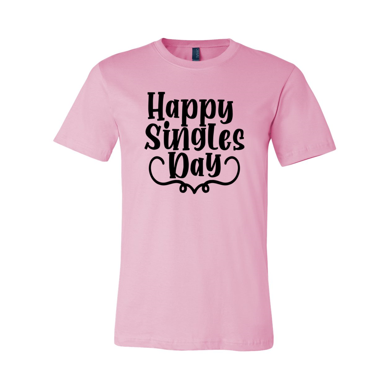 Happy Singles Day Shirt in various colors, showcasing its comfortable fit and stylish design.