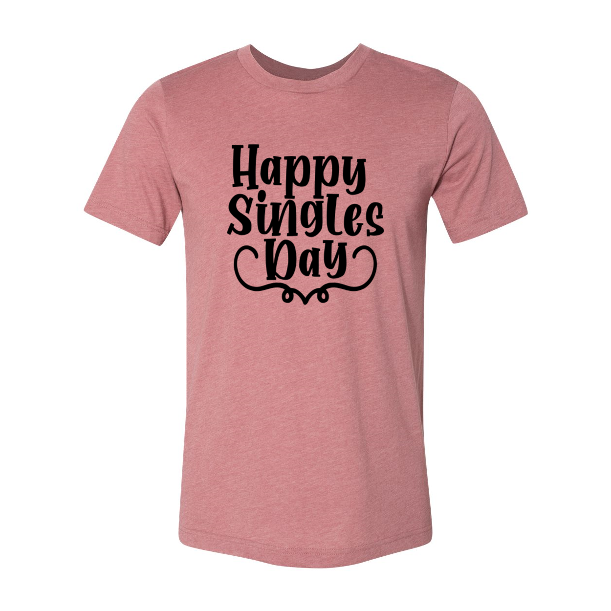 Happy Singles Day Shirt in various colors, showcasing its comfortable fit and stylish design.