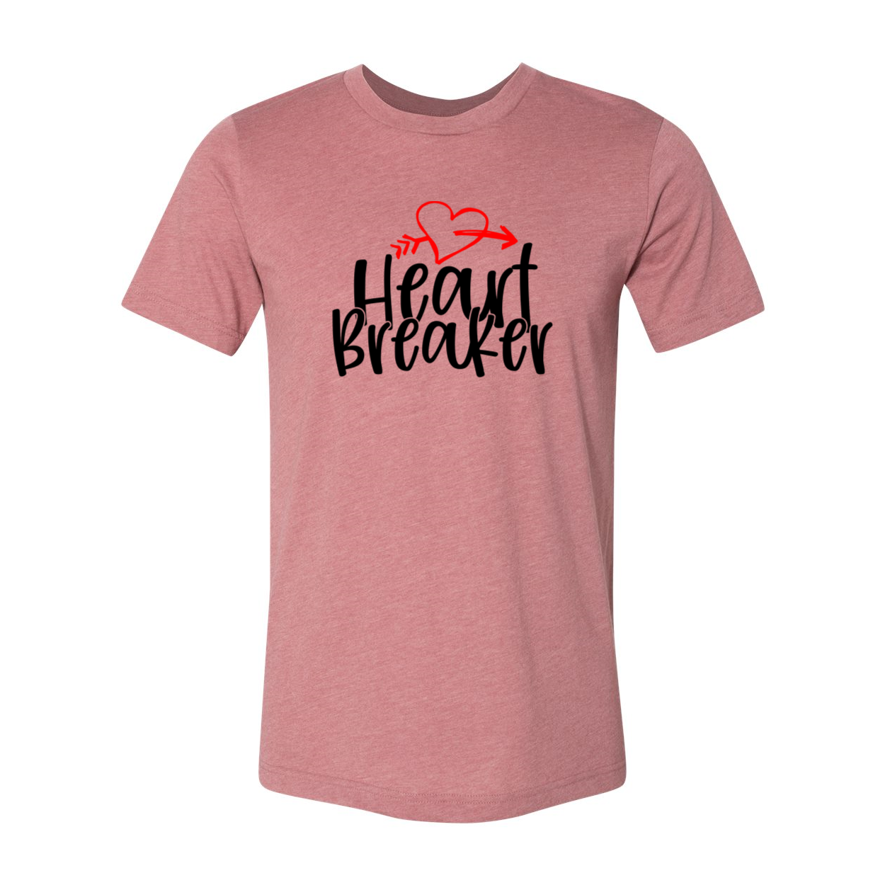 A stylish unisex Heart Breaker Shirt made from soft ring spun cotton, available in various colors and sizes.