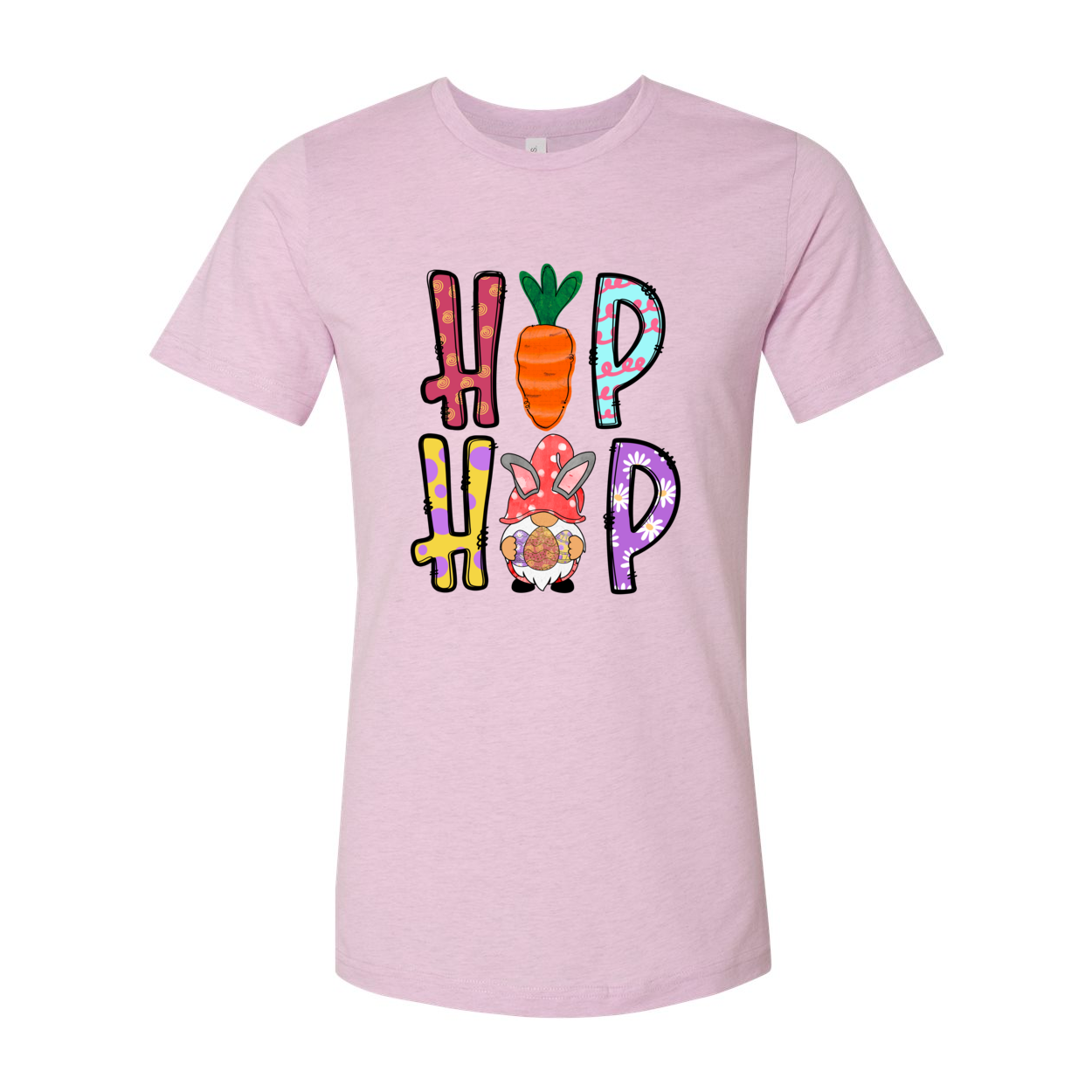 Hip Hop Easter Shirt in various colors, showcasing its comfortable fabric and stylish design.