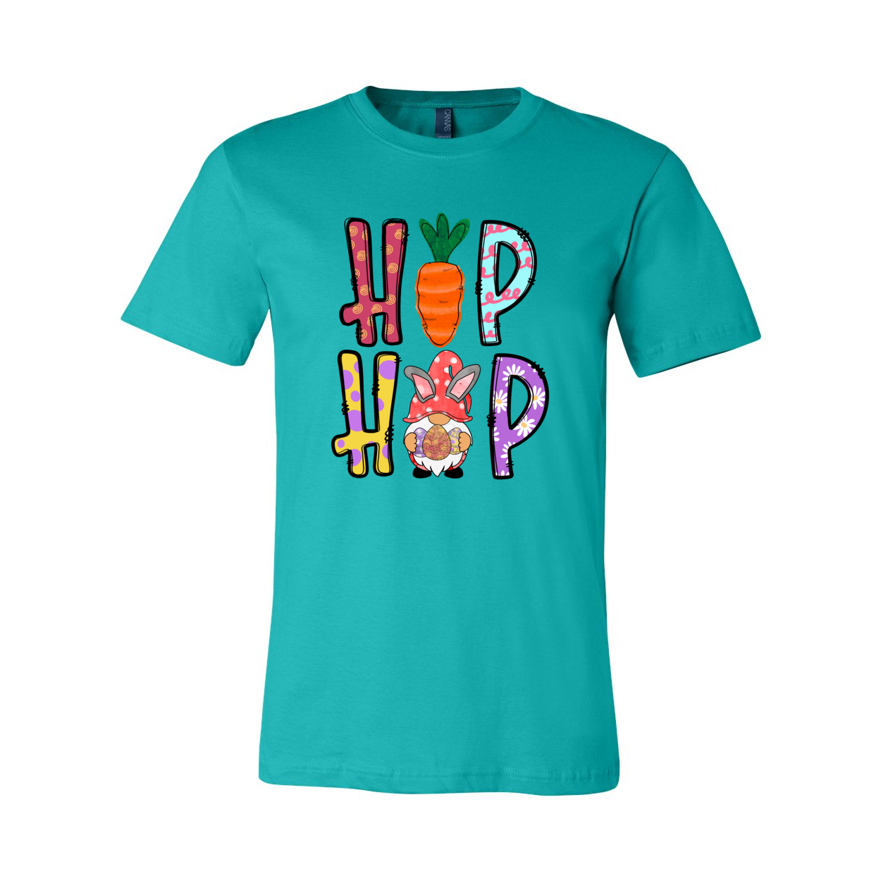 Hip Hop Easter Shirt in various colors, showcasing its comfortable fabric and stylish design.