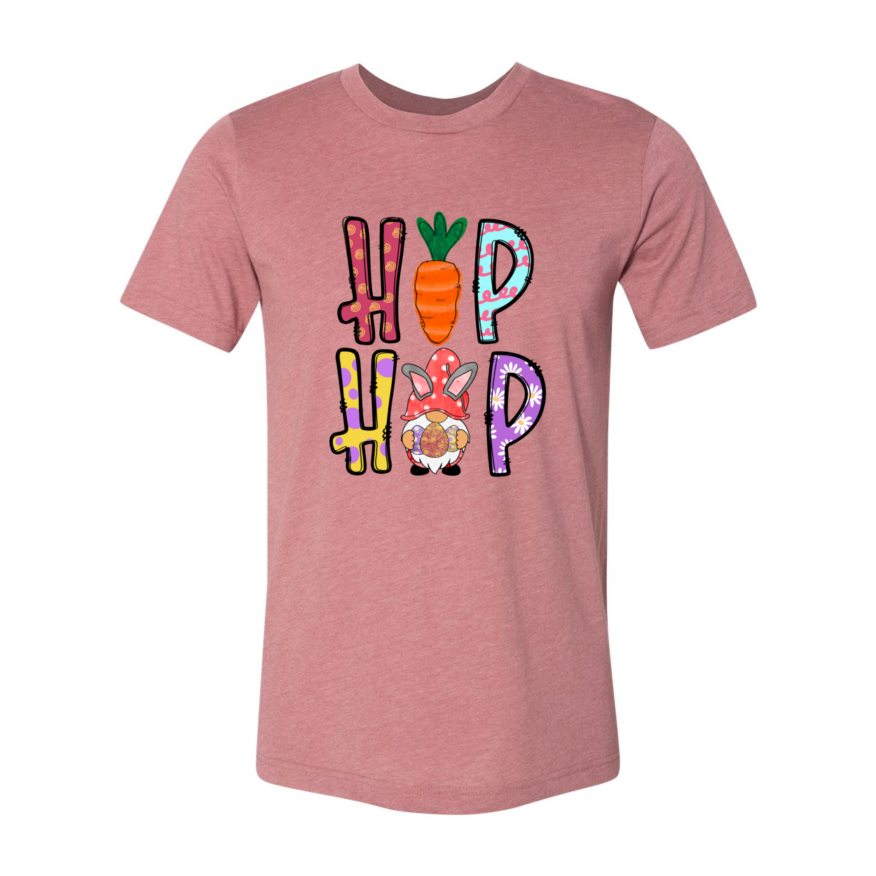 Hip Hop Easter Shirt in various colors, showcasing its comfortable fabric and stylish design.