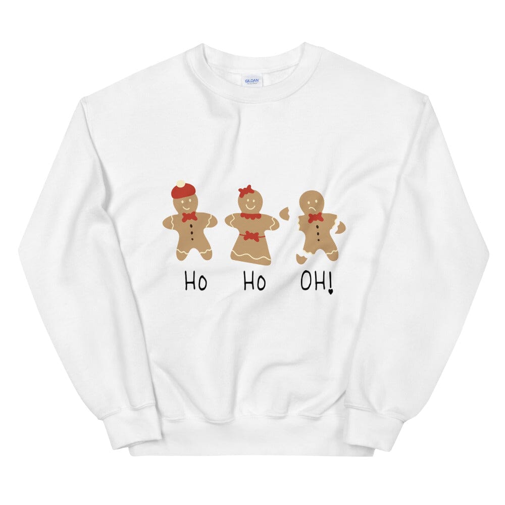 A cozy Ho Ho Oh! Sweatshirt featuring a fun design, perfect for casual wear and guaranteed to attract compliments.