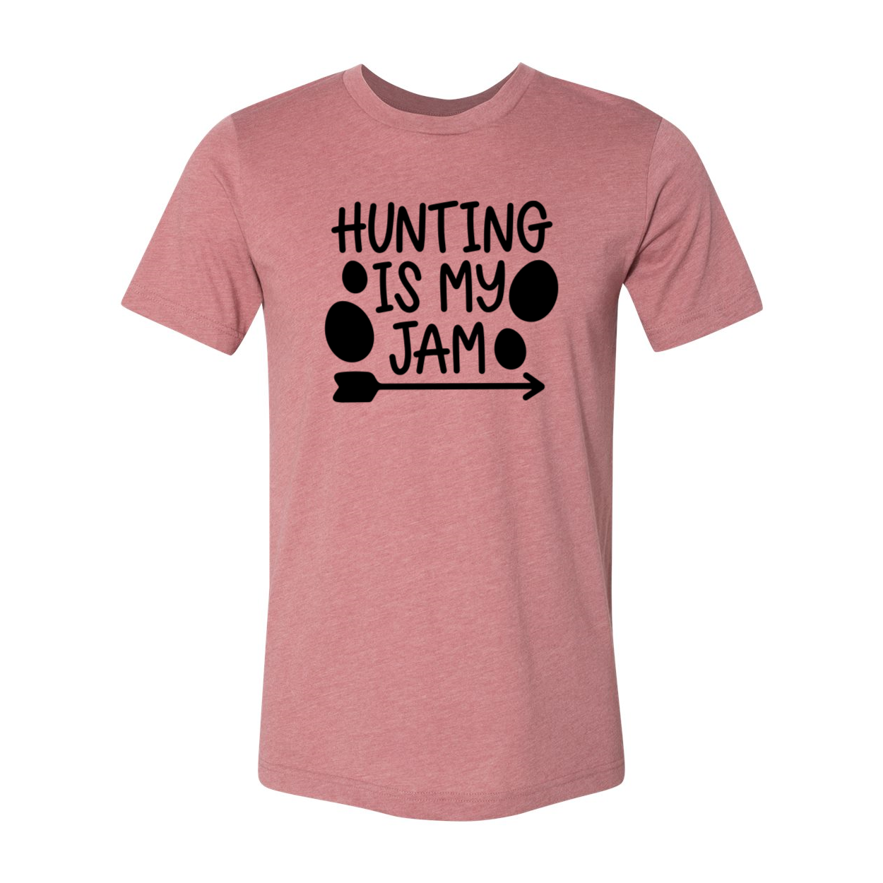 Unisex Hunting Is My Jam Shirt in various colors, showcasing its soft fabric and stylish design.