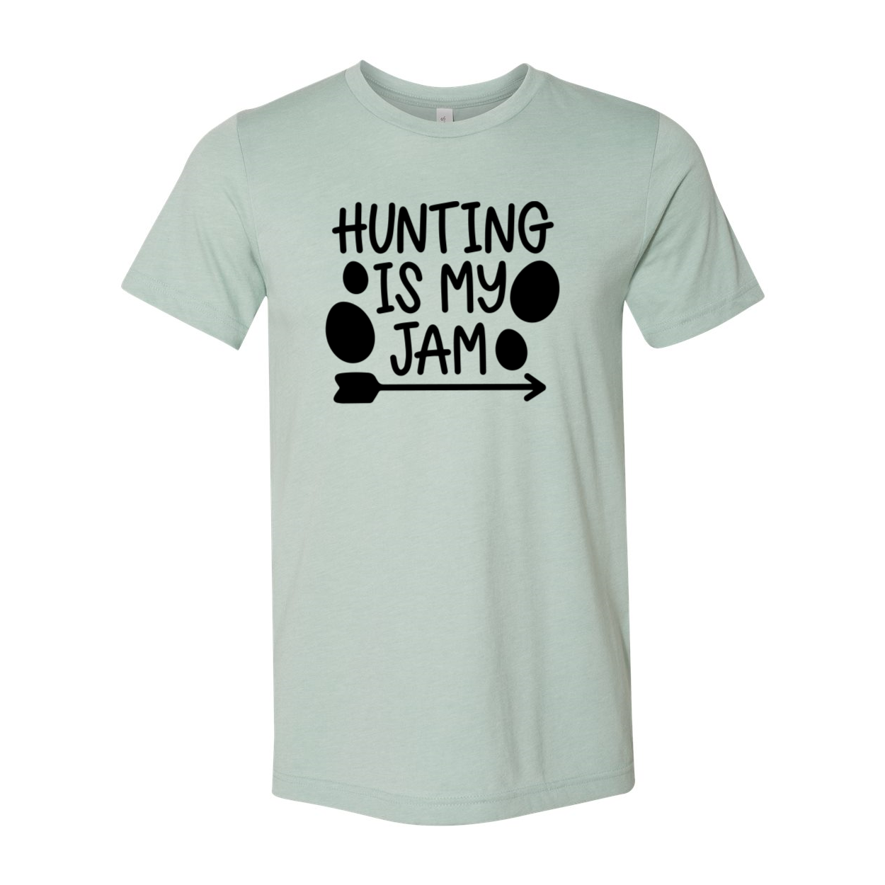 Unisex Hunting Is My Jam Shirt in various colors, showcasing its soft fabric and stylish design.