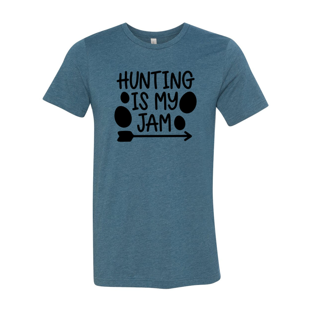 Unisex Hunting Is My Jam Shirt in various colors, showcasing its soft fabric and stylish design.