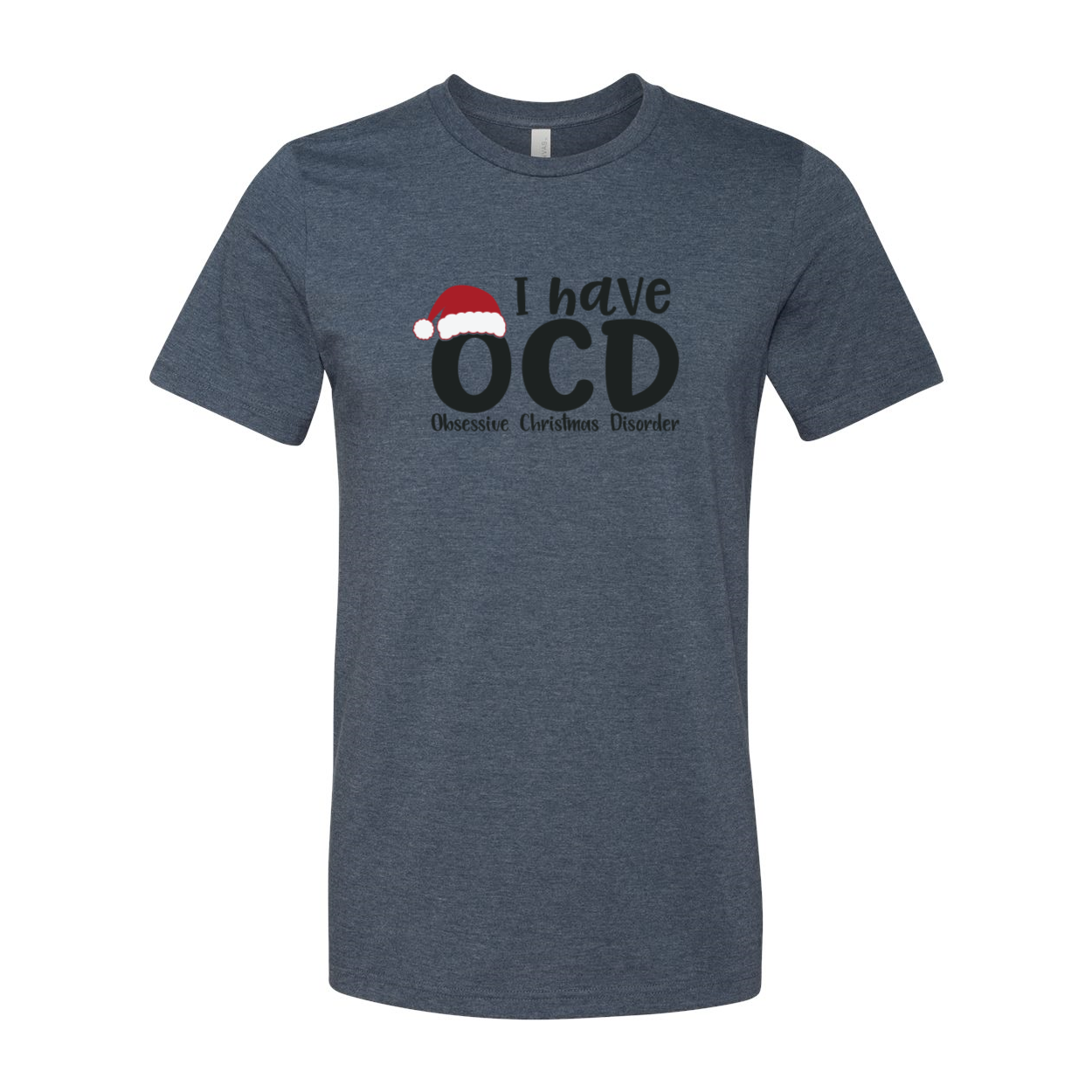 Unisex I Have OCD shirt in various colors, showcasing its soft fabric and modern fit.