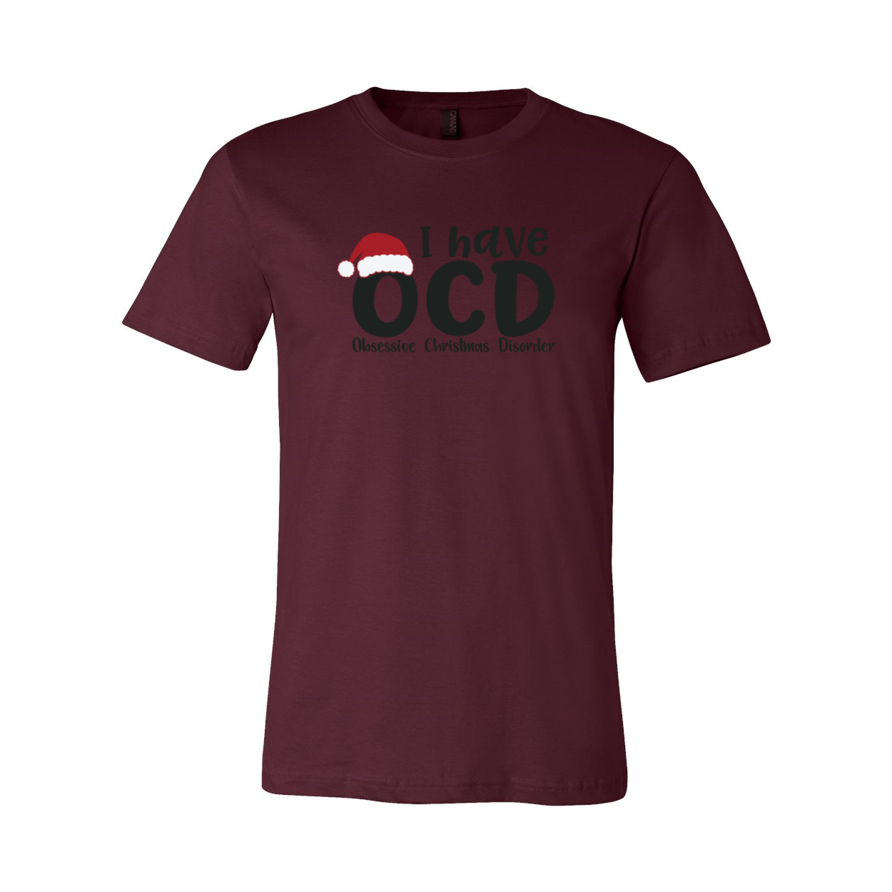 Unisex I Have OCD shirt in various colors, showcasing its soft fabric and modern fit.