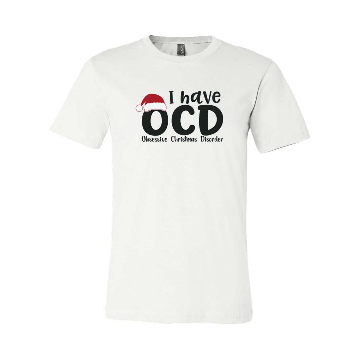 Unisex I Have OCD shirt in various colors, showcasing its soft fabric and modern fit.