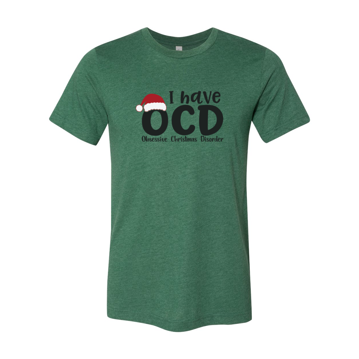 Unisex I Have OCD shirt in various colors, showcasing its soft fabric and modern fit.