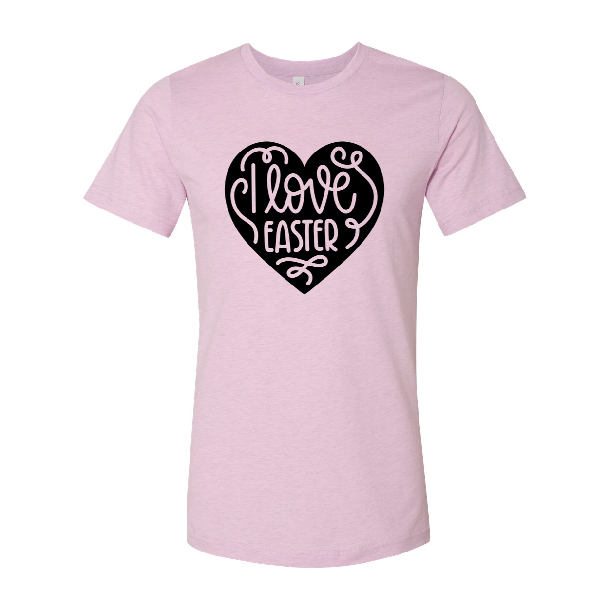 I Love Easter Shirt in various colors, showcasing its soft fabric and unisex design.