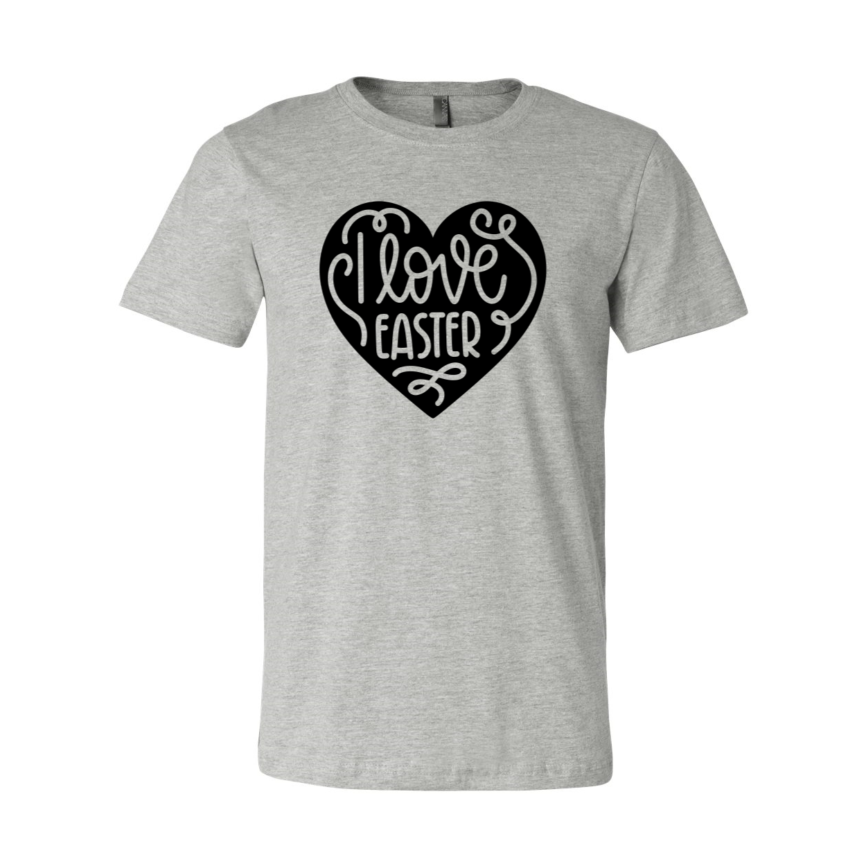 I Love Easter Shirt in various colors, showcasing its soft fabric and unisex design.