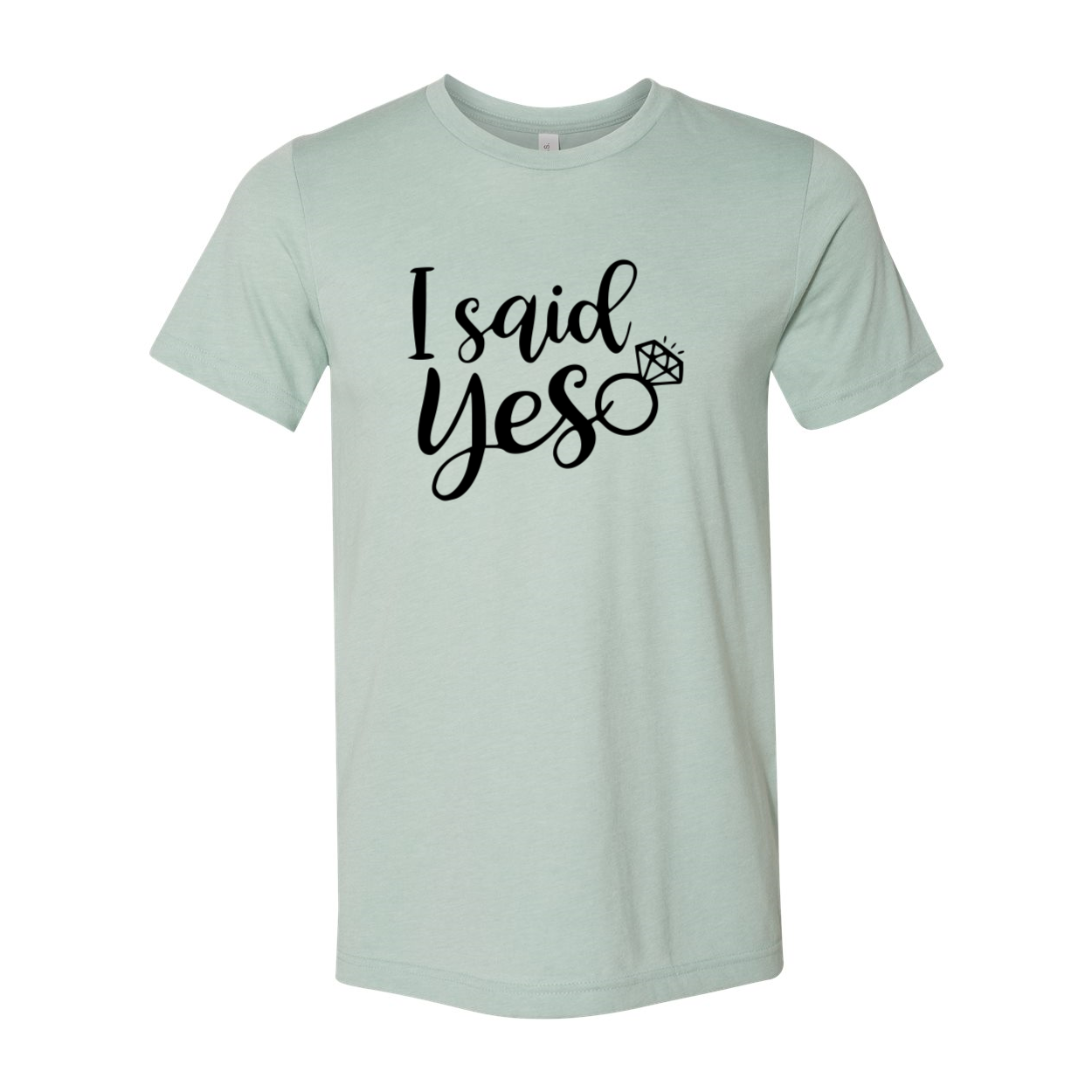 I Said Yess Shirt in various colors, showcasing its soft fabric and stylish design.