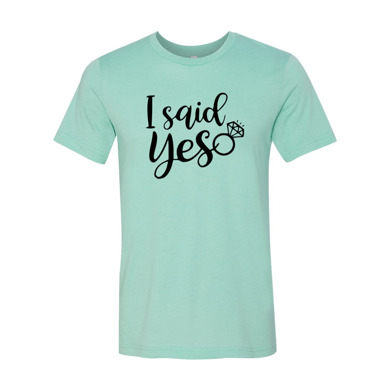 I Said Yess Shirt in various colors, showcasing its soft fabric and stylish design.