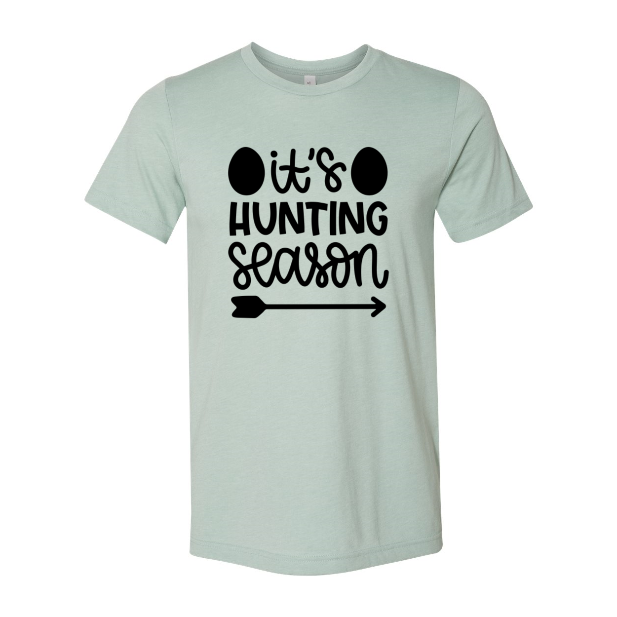 Unisex T-shirt featuring a hunting season design, made from soft ring spun cotton, available in multiple colors and sizes.