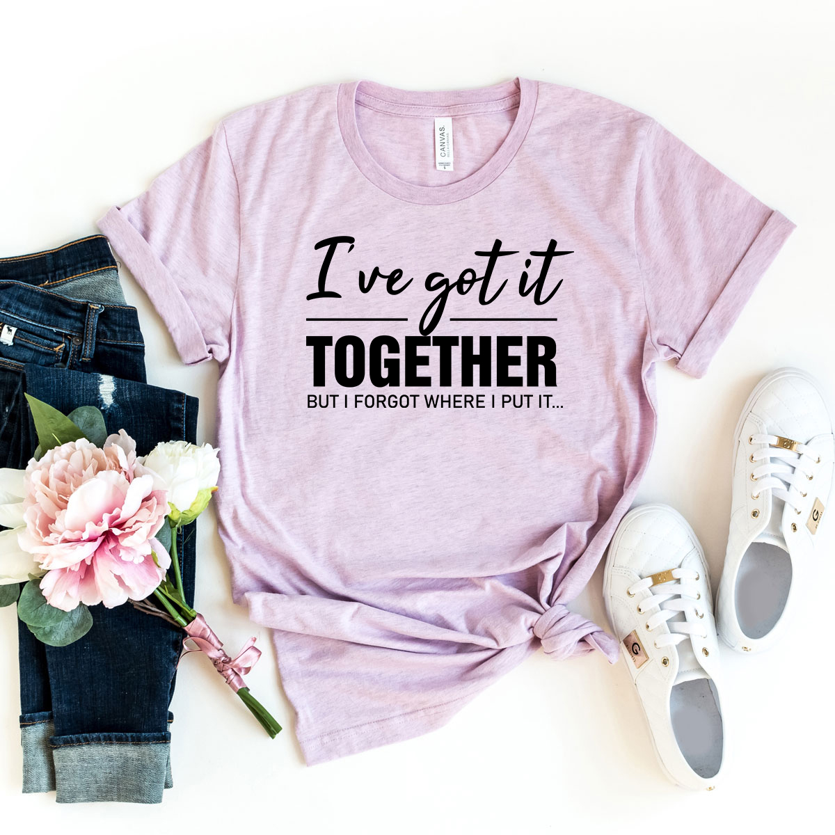 I've Got It Together Shirt in various colors, showcasing its soft fabric and stylish design.