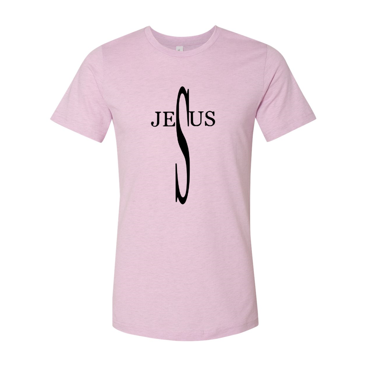 A stylish unisex Jesus Shirt made from soft ring spun cotton, featuring a classic crew neck and available in multiple colors.