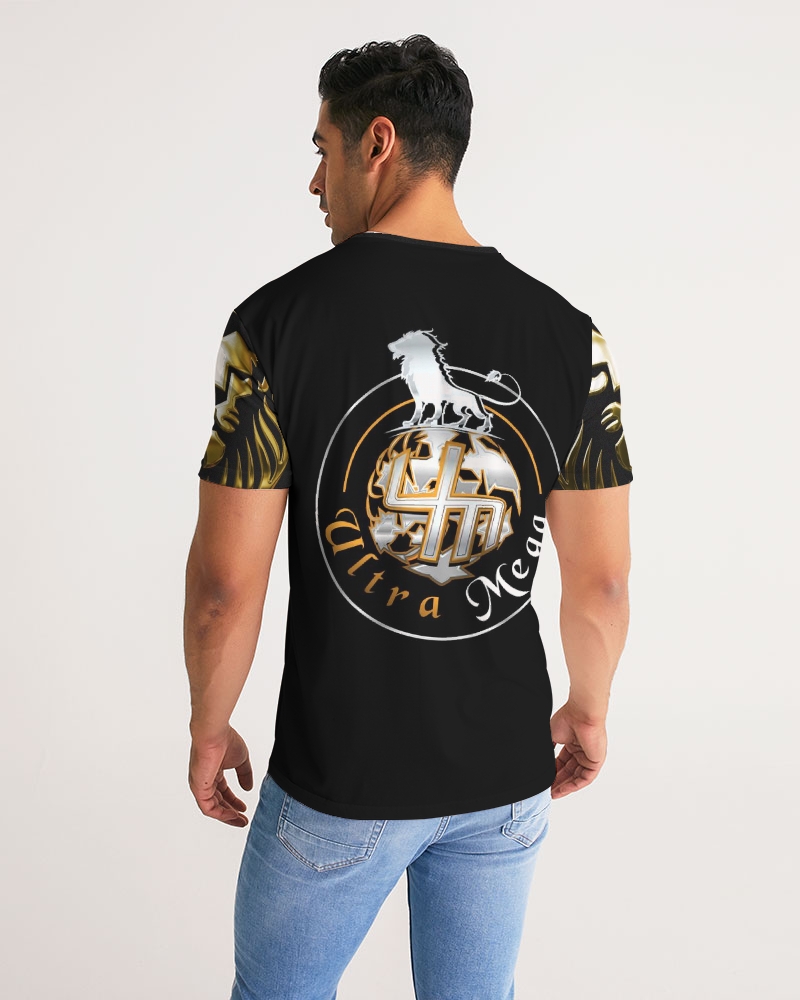 Judah Lion Kings Men's Tee showcasing soft fabric and stylish design, perfect for casual wear.