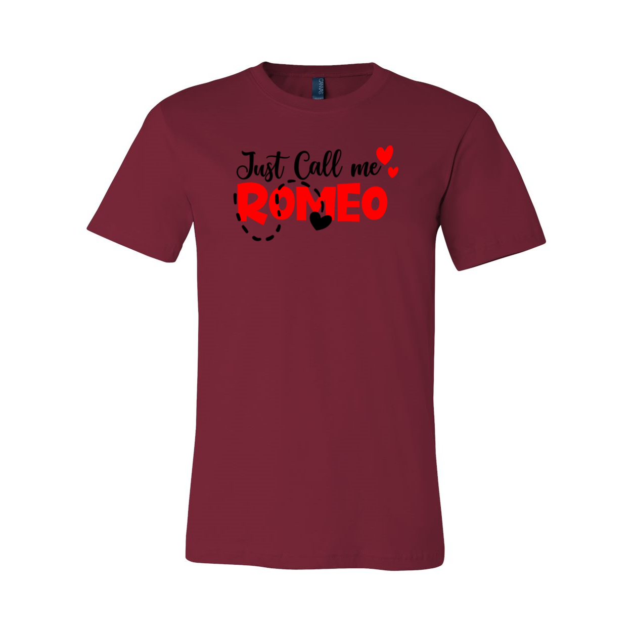 Unisex Just Call Me Romeo Shirt in various colors, showcasing its soft fabric and stylish design.