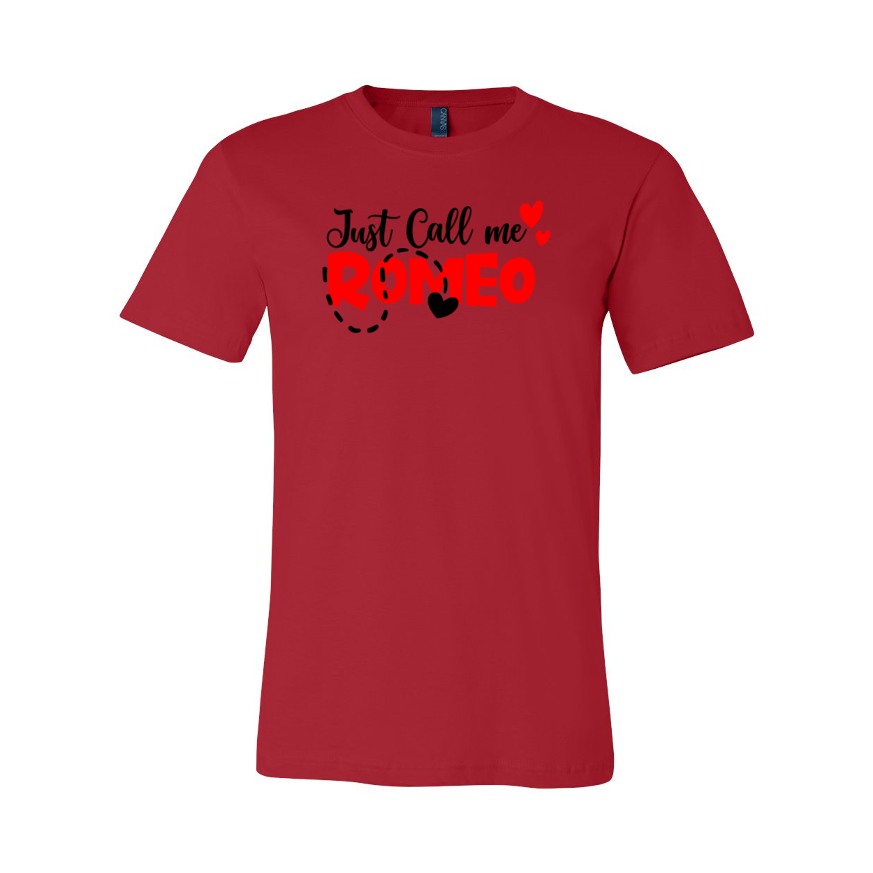 Unisex Just Call Me Romeo Shirt in various colors, showcasing its soft fabric and stylish design.