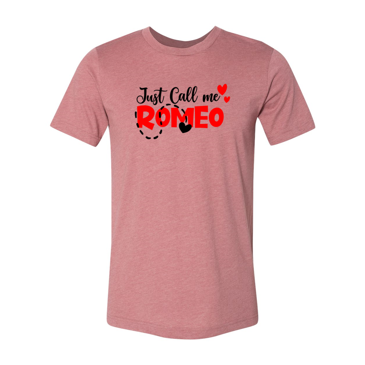 Unisex Just Call Me Romeo Shirt in various colors, showcasing its soft fabric and stylish design.